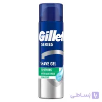 ژل اصلاح ژیلت GILLETTE اصل اروپا مدل آلوئه ورا حجم 200 میلی لیتر