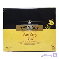 چای سیاه کیسه ای توینینگز TWININGS مدل ارل گری بسته 25 عددی