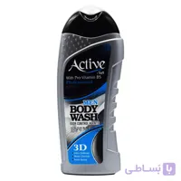 شامپو بدن مردانه اسپرت طوسی اکتیو ACTIVE وزن 400 گرم