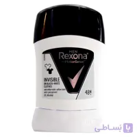 استیک ضد تعریق (مام صابونی) مردانه رکسونا REXONA اصلی مدل Invisible Black and White