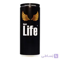 نوشیدنی انرژی زا هپی لایف HAPPY LIFE حجم 250 میلی لیتر