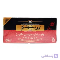 چای سیاه کیسه ای توینینگز TWININGS مدل انگلیسی بسته 50 عددی