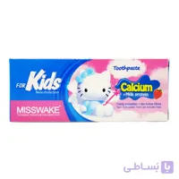 خمیر دندان کودک میسویک MISSWAKE مدل استیچ با طعم توت فرنگی حجم 50 میلی لیتر