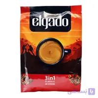 کافی میکس 3 در 1 الگادو ELGADO مدل کلاسیک بسته 20 عددی