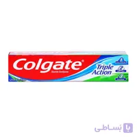 خمیر دندان کلگیت COLGATE مدل Triple Action حجم 125 میلی لیتر
