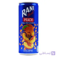 آبمیوه رانی RANI تیکه 2X با طعم هلو حجم 240 میلی لیتر