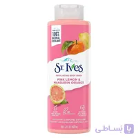 شامپو بدن سینت ایوز ST.IVES اصل آمریکا با رایحه لیمو و پرتقال حجم 473 میلی لیتر