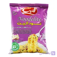 نودل فوری نودالیت NOODELITE با طعم قارچ و پنیر (پیتزا) وزن 75 گرم