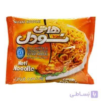 نودل فوری هاتی کارا HOTI NOODLE با طعم مرغ و گوجه وزن 77 گرم