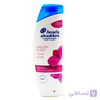شامپو هد اند شولدرز SHOULDERS اصل عربستان ضد شوره مدل Smooth & Silky حجم 400 میلی لیتر