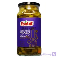 ترشی مخلوط ریز اصالت ESALAT وزن 570 گرم