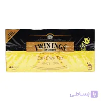 چای سیاه کیسه ای توینینگز TWININGS مدل ارل گری بسته 25 عددی