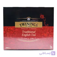 چای سیاه کیسه ای توینینگز TWININGS مدل انگلیسی بسته 50 عددی