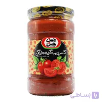 رب گوجه فرنگی شیشه ای چین چین CHIN CHIN وزن 700 گرم