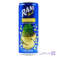 آبمیوه رانی RANI تیکه با طعم آناناس حجم 180 میلی لیتر
