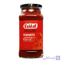رب گوجه فرنگی شیشه ای اصالت ESALAT وزن 620 گرم