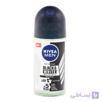 مام رول مردانه نیوآ NIVEA اصل آلمان مدل B&W Invisible Original حجم 50 میلی لیتر