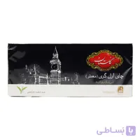 چای سیاه کیسه ای گلستان GOLESTAN مدل ارل گری تشریفاتی بسته 25 عددی