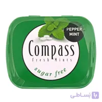 خوش بو کننده دهان کامپس COMPASS اصل آلمان رایحه نعنای تند بسته 14 گرمی