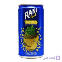 آبمیوه رانی RANI تیکه با طعم آناناس حجم 180 میلی لیتر