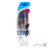 شامپو هد اند شولدرز SHOULDERS اصل عربستان ضد شوره مدل Oxygenated Charcoal حجم 400 میلی لیتر