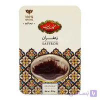 زعفران سرگل گلستان GOLESTAN طرح خاتم وزن 0.5 گرم