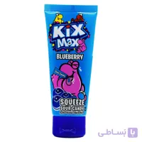 ژله ترش تیوپی کیکس مکس KIX MAX با طعم میکس توت وزن 70 گرم