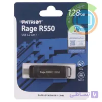فلش 128 گیگ Patriot Rage R550 OTG Type-C USB3.2