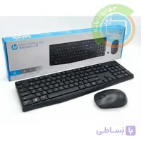 کیبورد و موس بی سیم HP مدل CS10 مشکی اورجینال