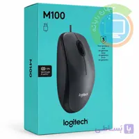 موس سیم دار Logitech M100 اورجینال پک جدید