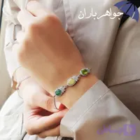 دستبند نقره چند جواهر اصل زنانه کد D_1372 جواهرباران