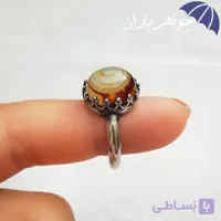 انگشتر طلاروس عقیق باباقوری اصل R3292