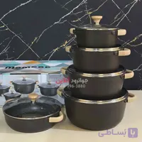سرویس قابلمه مام کوک 10 پارچه گرانیتی Momcoc FL1076T