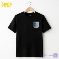 تیشرت طرح انیمه حمله تایتان ها Attack on titan