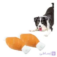اسباب بازی مخمل سوتی سگ مدل ساق مرغ