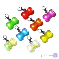 آویز قلاده ال ای دی دار طرح استخوان