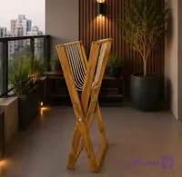 بندرخت چوبی با نخ پنبه ای