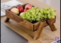 نظم دهنده یک طبقه چوبی آشپزخانه
