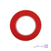چسب دوطرفه قرمز باریک کوچک