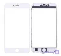 GLASS OCA 6S PLUS WHITE 3 IN 1 APPLE