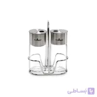 ست نمک و فلفل شیشه ای یونیک گرد مدل 1647