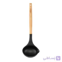 ملاقه سیلیکونی یونیک دسته چوب مدل 1141