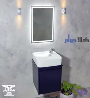 روشویی کابینتی آلفا بادمجانی سایز 40