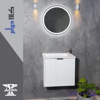 کابینت روشویی مینیمال سفید مدل آرامیس