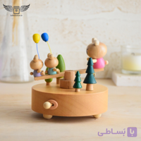 جعبه موزیکال الا کلنگ چوبی