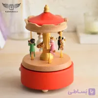 جعبه موزیکال چوبی چرخ و فلک