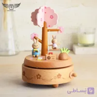 جعبه موزیکال چوبی فانتزی