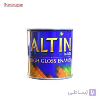 رنگ روغنی طوسی سیر براق آق‌رنگ پایه حلال کد 142 Graphite Gray 250gr