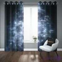 پرده پانچ طرح اسمان شب و ستاره Sky Night &amp; Stars کد 10