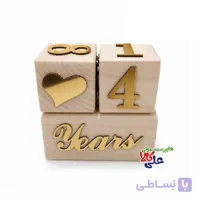 مکعب چوبی ماهگرد نوزاد